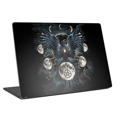 Crow and Moon Phases by Sarah Richter Universal Laptop 12in (9.8 x 6.8in) Skin